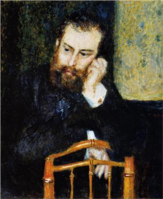 Pierre-Auguste Renoir, 'Alfred Sisley', 1876